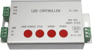 H806SB;LED SD card WIFI SPI controller; ax 2048 pixels controlled;support WS2811/WS2812B/UCS1903/SK6812/LPD8806/APA102/WS2801
H806SB;LED SD card WIFI SPI controller; ax 2048 pixels controlled;support WS2811/WS2812B/UCS1903/SK6812/LPD8806/APA102/WS2801