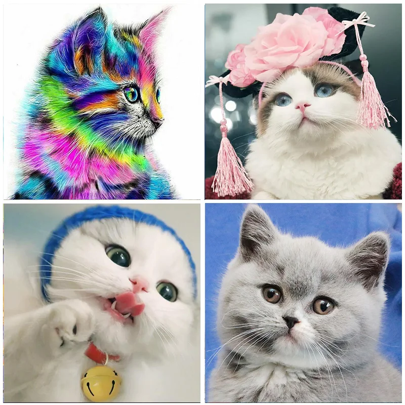 5D DIY Diamond Painting Cat Head Pattern Full Round Drill Embroidery Animal Home Decoration Mosaic Crystal Cross Stitch Handmade
5D DIY Diamond Painting Cat Head Pattern Full Round Drill Embroidery Animal Home Decoration Mosaic Crystal Cross Stitch Handmade
