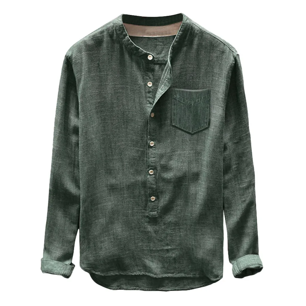 Mens sweatshirt Autumn Winter Button Casual Linen and Cotton Long Sleeve Top Blouse oversized sweatshirt NEW fashion
Mens sweatshirt Autumn Winter Button Casual Linen and Cotton Long Sleeve Top Blouse oversized sweatshirt NEW fashion