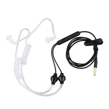 Portable Anti-Radiation Earphone 3.5mm Air Acoustic Tube Earpiece Stereo Earphone with Microphone for Smart Mobile Phone
Portable Anti-Radiation Earphone 3.5mm Air Acoustic Tube Earpiece Stereo Earphone with Microphone for Smart Mobile Phone