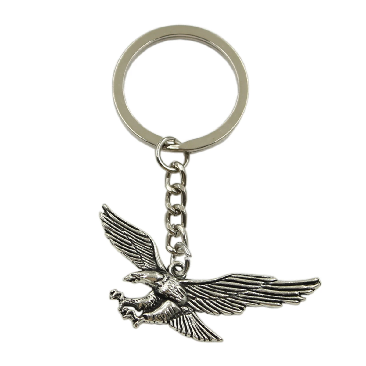new fashion men high quality car keychain DIY metal holder chain silver hawk eagle pendant for Gift
new fashion men high quality car keychain DIY metal holder chain silver hawk eagle pendant for Gift