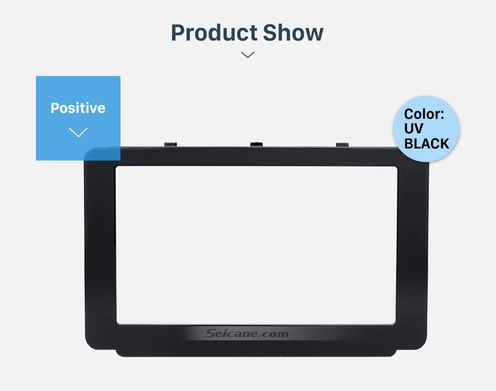 Seicane 178*100mm 2Din 2015 Toyota Revo Hilux Car Radio Fascia Audio Frame DVD Stereo Player CD Trim