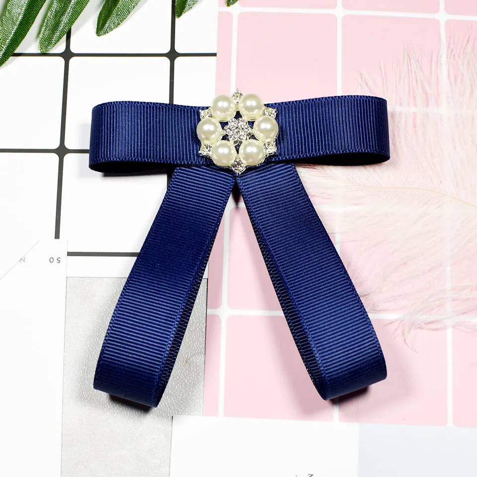 

Ribbon Bow Tie Flower Brooch Queen Special Offer Brooches Corsage Broche Pins Manual Bowknot Bowtie for Women Men Wedding Gifts