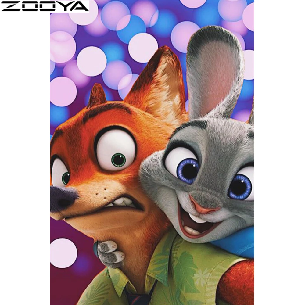 ZOOYA 5D DIY Diamond Painting Rabbit and fox Full Square/Round Diamond Embroidery Sale Full Set Cartoon Diamond Mosaic DecorK023
ZOOYA 5D DIY Diamond Painting Rabbit and fox Full Square/Round Diamond Embroidery Sale Full Set Cartoon Diamond Mosaic DecorK023