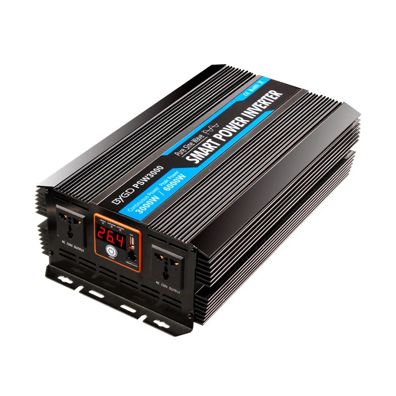2000W Инвертор DC 12 V/AC 220V 50HZ преобразователь чистая Синусоидальная волна Напряжения