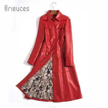 Brieuces 2019 New Arrival Women Autumn Winter Faux Leather Jackets Lady Fashion Long Motorcycle Women Coat Trench Outwear
Brieuces 2019 New Arrival Women Autumn Winter Faux Leather Jackets Lady Fashion Long Motorcycle Women Coat Trench Outwear