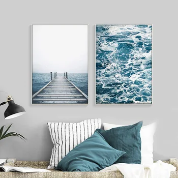 Nordic Landscape Canvas Painting Posters And Prints Blue Sea Cuadros Decoracion Poster Canvas Pictures For Living Room Frameless
Nordic Landscape Canvas Painting Posters And Prints Blue Sea Cuadros Decoracion Poster Canvas Pictures For Living Room Frameless
