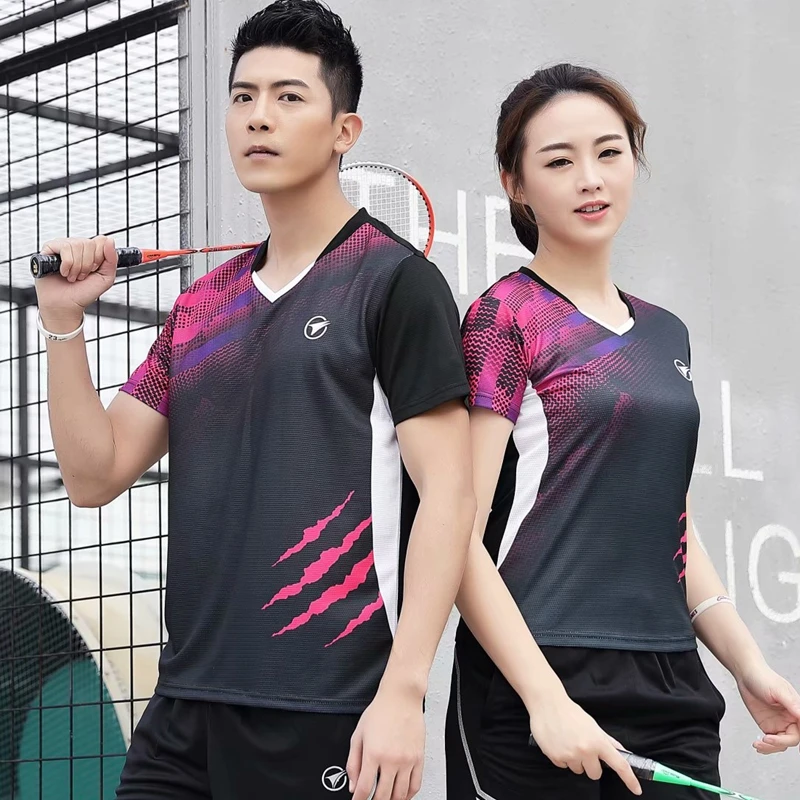 Sports Brand Quick Dry Breathable Badminton Shirt,Women Men Table Tennis Professional Team Game Running Training T Shirts
Sports Brand Quick Dry Breathable Badminton Shirt,Women Men Table Tennis Professional Team Game Running Training T Shirts