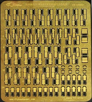Assembly model 1/350 the Japanese Navy Yingxiang etch watertight door Etch sheet
Assembly model 1/350 the Japanese Navy Yingxiang etch watertight door Etch sheet