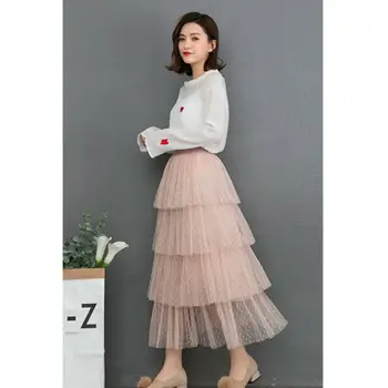 2019 New Sweet Women Pleated Tulle Skirt Polka Dot Ball Gown Skirt High Waist Summer Tutu Ball Gown Fashion Skirt
2019 New Sweet Women Pleated Tulle Skirt Polka Dot Ball Gown Skirt High Waist Summer Tutu Ball Gown Fashion Skirt