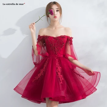 Brautjungfernkleid 2019 new lace shawl Boat Neck backless a line burgundy bridesmaid dresses short plus size wedding guest gown
Brautjungfernkleid 2019 new lace shawl Boat Neck backless a line burgundy bridesmaid dresses short plus size wedding guest gown