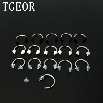 hot wholesale free shipping horseshoe piercing mixed colors 100pcs 1.0*8*3/3mm spike cone acrylic circular barbell ring
hot wholesale free shipping horseshoe piercing mixed colors 100pcs 1.0*8*3/3mm spike cone acrylic circular barbell ring