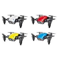 S9HW Mini Drone With Camera S9 No Camera RC Helicopter Foldable Drones Altitude Hold RC Quadcopter WiFi FPV Pocket Dron VS CX10W image