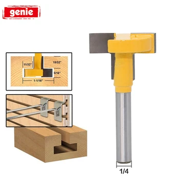 1pc T-slot Router Bit 1/2 1/4 inch Straight Shank Trimming Milling Cutter For Wood Working Tools
1pc T-slot Router Bit 1/2 1/4 inch Straight Shank Trimming Milling Cutter For Wood Working Tools