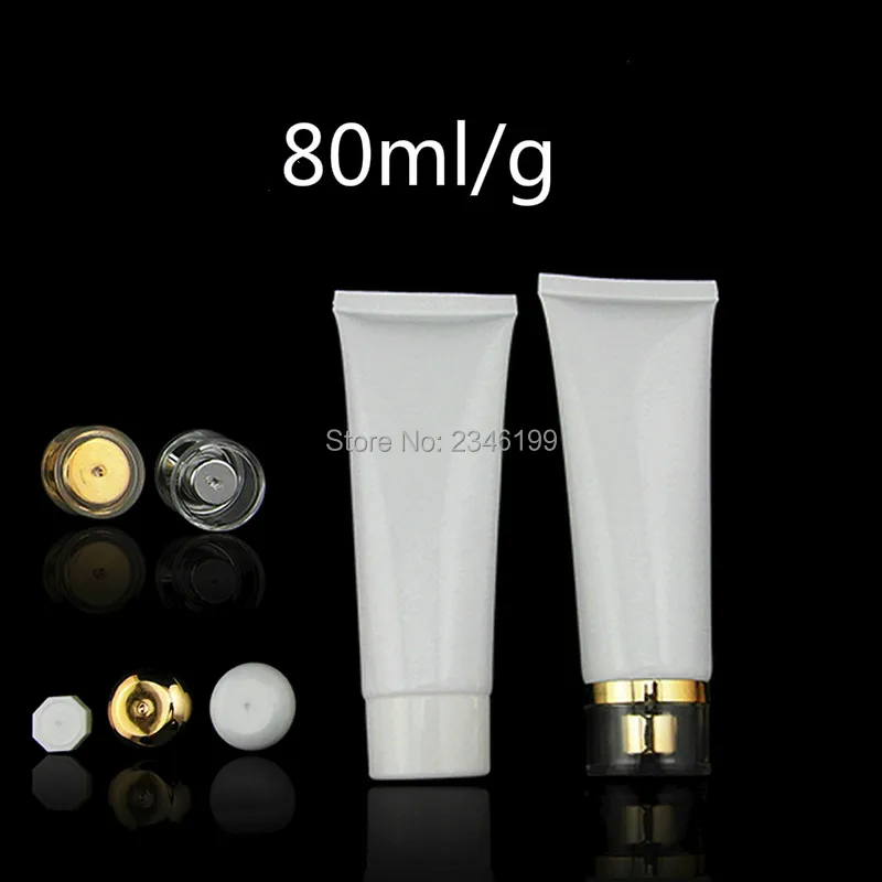 Empty Hand Cream Plastic Cosmetic Hose Soft Tube Facial Cleanser 80ml Empty Soft Tube Skin Care Products Packaging 80g (2)