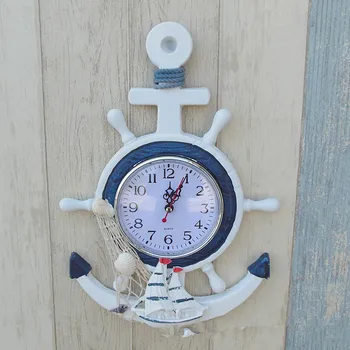1PC Anchor Clock Beach Sea Theme Nautical Ship Wheel Rudder Steering Wheel Starfish Decor Wall Hanging Decoration MP 009
1PC Anchor Clock Beach Sea Theme Nautical Ship Wheel Rudder Steering Wheel Starfish Decor Wall Hanging Decoration MP 009