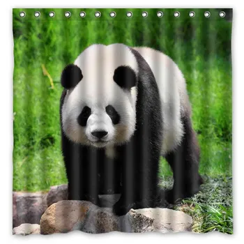 Bathroom Products Polyester Fabric Panda Printed Shower Curtains Waterproof Washable Curtain 72"*72" 12pcs Hooks
Bathroom Products Polyester Fabric Panda Printed Shower Curtains Waterproof Washable Curtain 72"*72" 12pcs Hooks