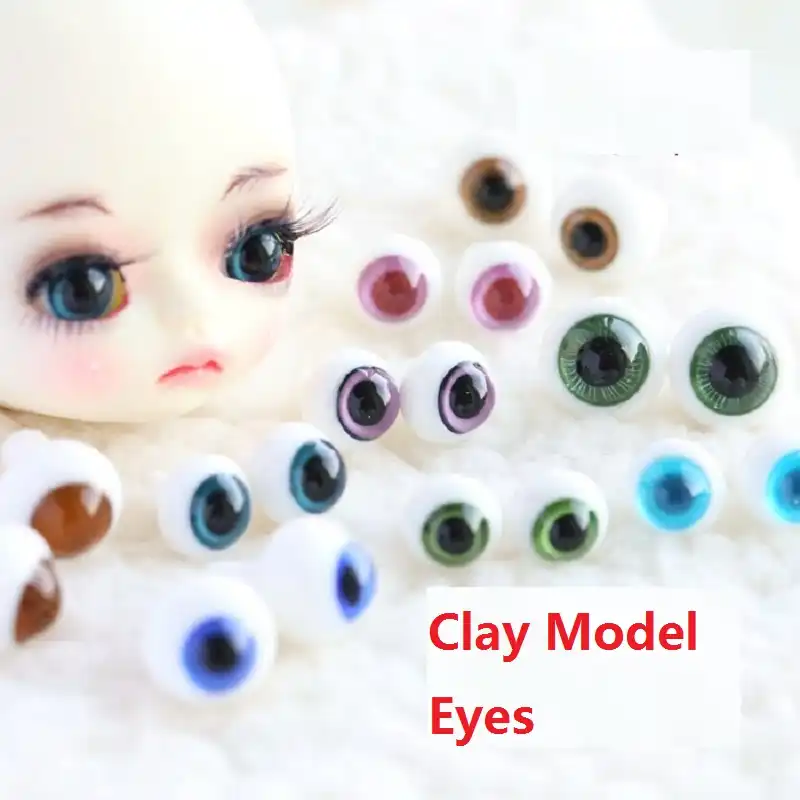 eye model with clay