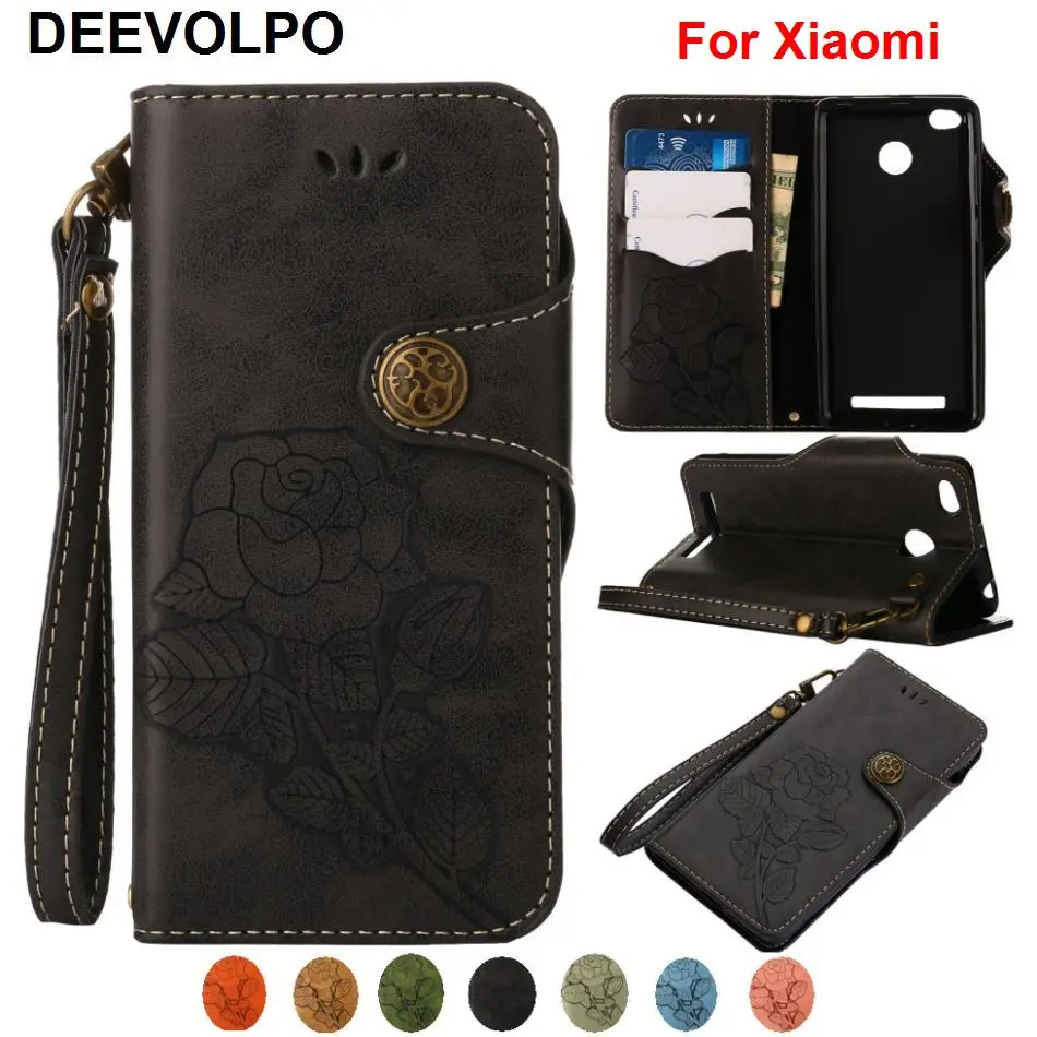 DEEVOLPO Retro Covers Leather For Xiaomi 6 Mi6 3S 3X 3 Pro For Redmi Note3 Note 4 4X Book Case Metal Button Rose Embossing DP04Z
DEEVOLPO Retro Covers Leather For Xiaomi 6 Mi6 3S 3X 3 Pro For Redmi Note3 Note 4 4X Book Case Metal Button Rose Embossing DP04Z