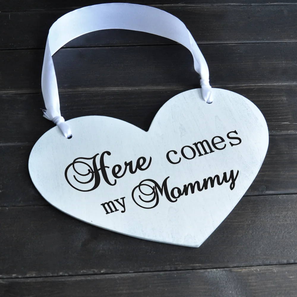 Here Comes my Mommy, Personalized Wedding Signs, Customized Wood Signs, Party Sign, Wedding Decoration, Wedding gift
Here Comes my Mommy, Personalized Wedding Signs, Customized Wood Signs, Party Sign, Wedding Decoration, Wedding gift