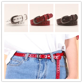 HUOBAO Genuine Leather Women Fashion Belts Pin Buckle Waist Belt Cowskin Metal Decorative Ladies Jeans Belt
HUOBAO Genuine Leather Women Fashion Belts Pin Buckle Waist Belt Cowskin Metal Decorative Ladies Jeans Belt