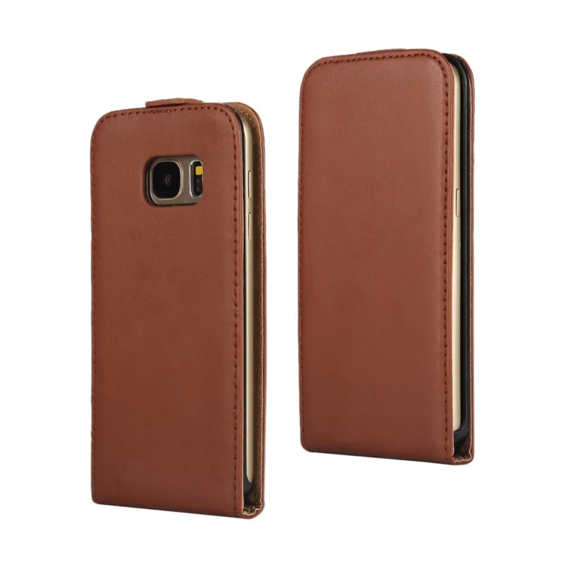 

Genuine Leather Flip Cover Case for Samsung Galaxy S7 S6 S6 Edge S6 Edge Plus S5 S5 Mini S4 S4 Mini S3 Note 4 with Magnetic Snap