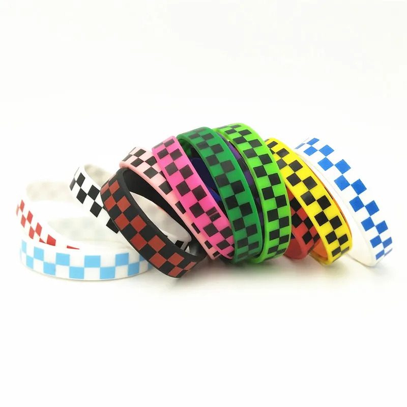 15PCS Printed Checkered Plaid Silicone Wristband Punk Style Hip Hop Band Bracelets&Bangles Perfect For Music Fans Gift SH302
15PCS Printed Checkered Plaid Silicone Wristband Punk Style Hip Hop Band Bracelets&Bangles Perfect For Music Fans Gift SH302