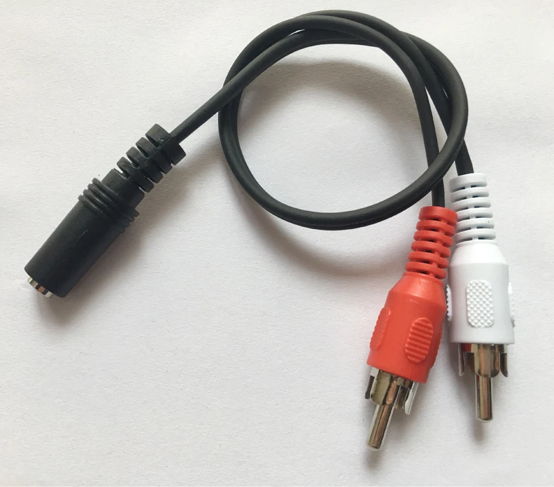 3.5mm Microphone Adapter Cable Audio Stereo Mic Converter Cord Two 3-Pole TRS Female to One 4-Pole TRRS Male Plug for Smartphone
3.5mm Microphone Adapter Cable Audio Stereo Mic Converter Cord Two 3-Pole TRS Female to One 4-Pole TRRS Male Plug for Smartphone