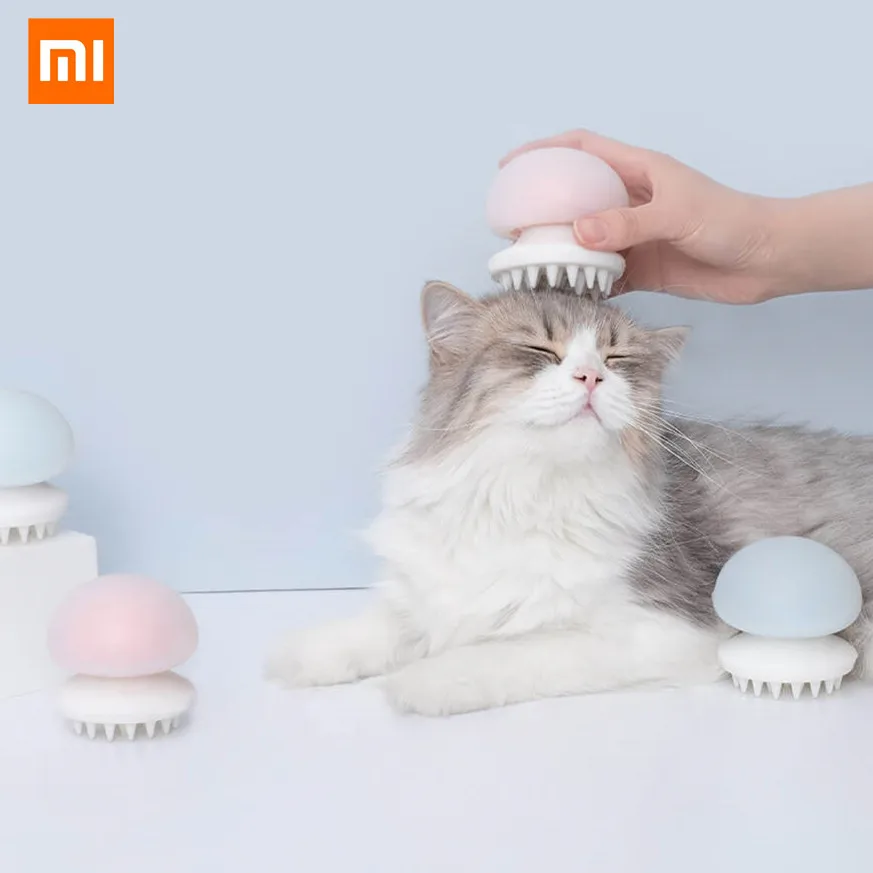Original Mijia Jellyfish Pet Massager Comb Food Grade Silicone Negative Ion Anti-static Wet Dry Bath Brush Comb For Cat Dog
Original Mijia Jellyfish Pet Massager Comb Food Grade Silicone Negative Ion Anti-static Wet Dry Bath Brush Comb For Cat Dog