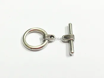 Wholesale 100 set/lot Vintage Silvery Tone Alloy Toggle Hook Clasps
Wholesale 100 set/lot Vintage Silvery Tone Alloy Toggle Hook Clasps