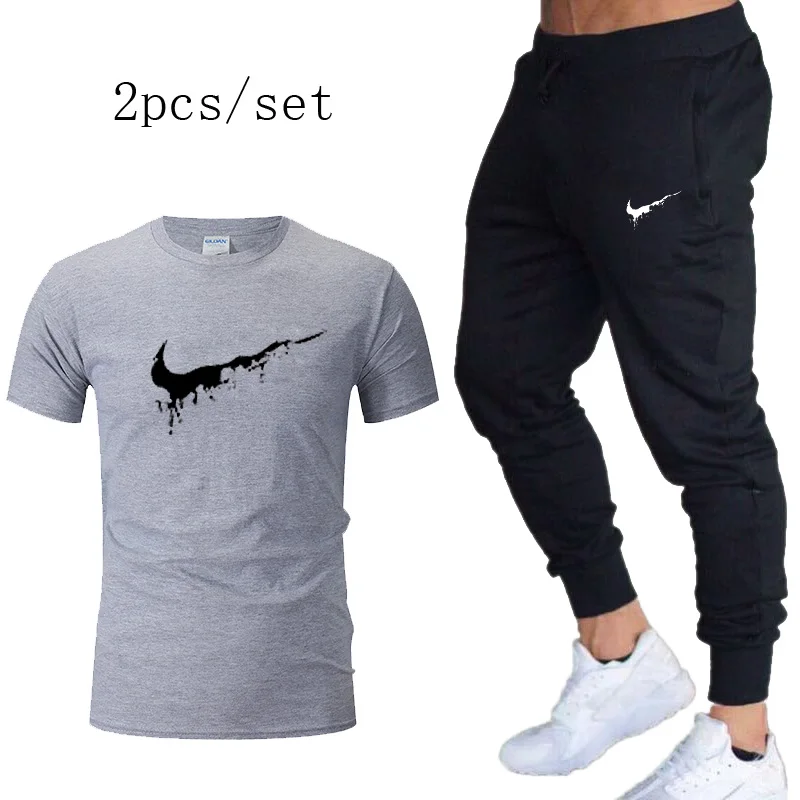 2019 Autumn Hot Sale Men's Sets T Shirts+pants Two Pieces Sets Casual Tracksuit Male Tshirt Gyms Fitness trouser men Sportswear
2019 Autumn Hot Sale Men's Sets T Shirts+pants Two Pieces Sets Casual Tracksuit Male Tshirt Gyms Fitness trouser men Sportswear