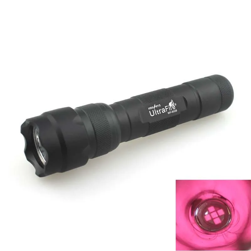 

U-F 502B 7W 5-Chip 3V-4.2V 850nm Infra Red LED Flashlight (1x18650)