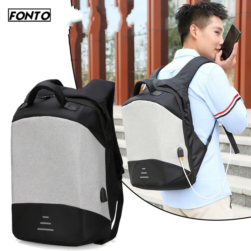 New Backpack Usb Charging Port Smart Anti-theft Backpack Solid Color Business Laptop Backpack 17 Inch Backpack
New Backpack Usb Charging Port Smart Anti-theft Backpack Solid Color Business Laptop Backpack 17 Inch Backpack