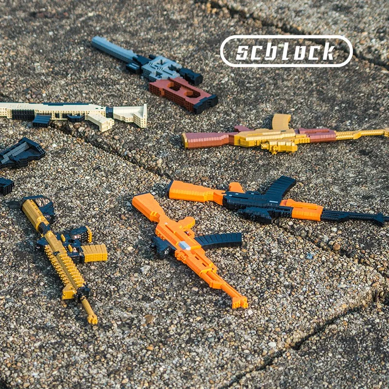 Assembly Toy Gun Small Particle Assembly DIY Gun Model Stacking Building Blocks Parent-child Interactive Toys Best Gift for kids
Assembly Toy Gun Small Particle Assembly DIY Gun Model Stacking Building Blocks Parent-child Interactive Toys Best Gift for kids