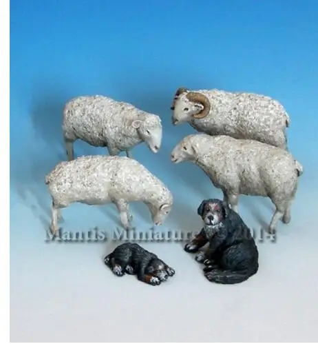 New Unassembled 1/35 animal Sheeps & Sheepdogs modern Figures Resin Kit DIY Toys Unpainted kits
New Unassembled 1/35 animal Sheeps & Sheepdogs modern Figures Resin Kit DIY Toys Unpainted kits