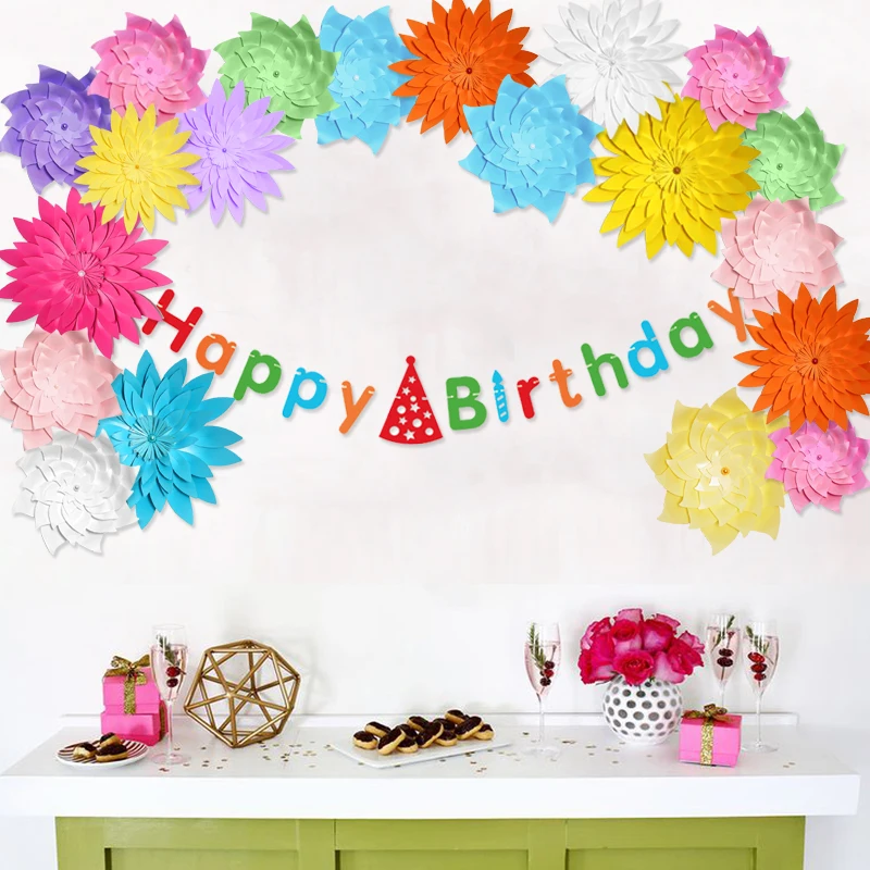 12'' 3D Artificial Flowers For Wedding Sticker Baby Shower Happy Birthday Party Celebration Marriage Party DIY Decoration
12'' 3D Artificial Flowers For Wedding Sticker Baby Shower Happy Birthday Party Celebration Marriage Party DIY Decoration