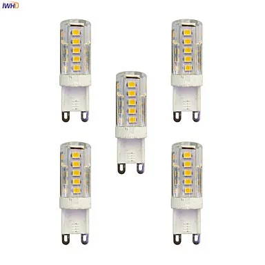 IWHD 5pcs 2W 100-150lm Creamic G9 LED 220V 33xSMD3528 Dimmable LED Lamp Bulb G9 220V Bi-pin Lights Warm White White 110V-220V
IWHD 5pcs 2W 100-150lm Creamic G9 LED 220V 33xSMD3528 Dimmable LED Lamp Bulb G9 220V Bi-pin Lights Warm White White 110V-220V