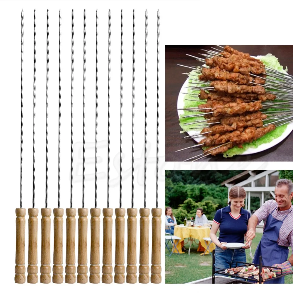 12 /1 Set New Hot Fashion BBQ Barbecue Skewer Grill Kabob Kebab Stick FlBQ Barbecue Skewer Grill Kabob
12 /1 Set New Hot Fashion BBQ Barbecue Skewer Grill Kabob Kebab Stick FlBQ Barbecue Skewer Grill Kabob