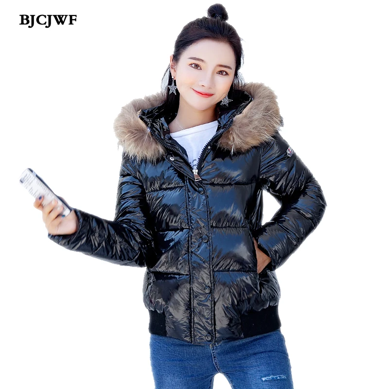 BJCJWF winter jacket women cotton Hood padded basic Short coat Women warm Parka Fur collar casual outerwear casaco feminino 2018
BJCJWF winter jacket women cotton Hood padded basic Short coat Women warm Parka Fur collar casual outerwear casaco feminino 2018