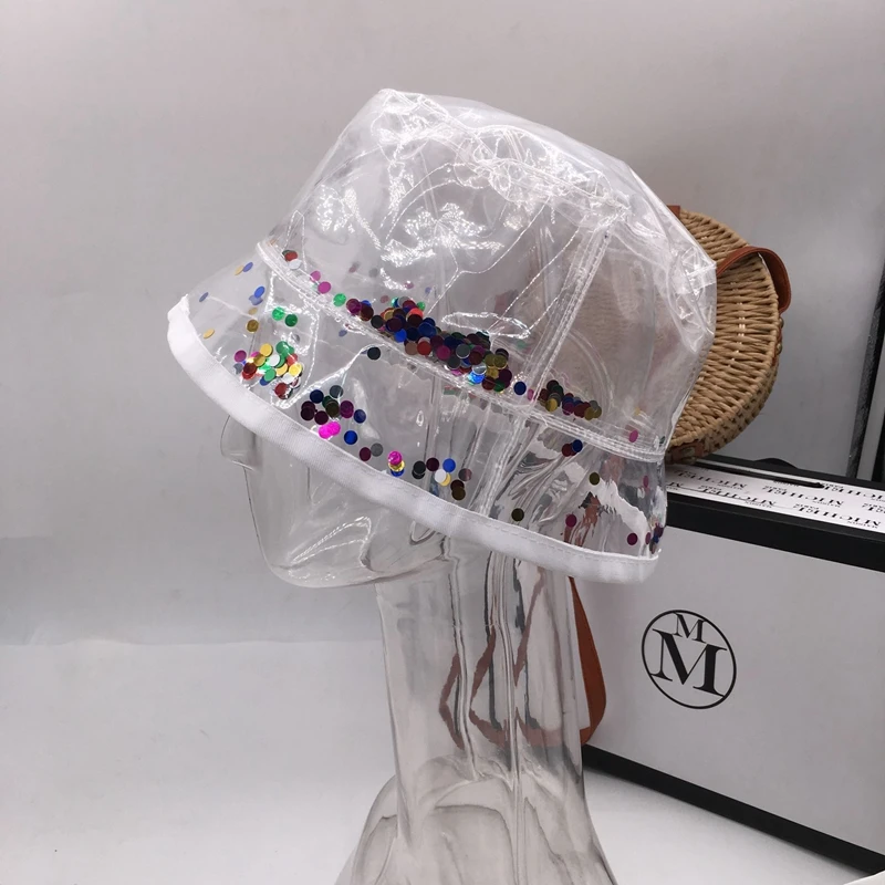 PVC transparent beret decorative modeling hat zhou dongyu Yang chaoyue koi the same style tide basin hat fisherman hat sequins
PVC transparent beret decorative modeling hat zhou dongyu Yang chaoyue koi the same style tide basin hat fisherman hat sequins