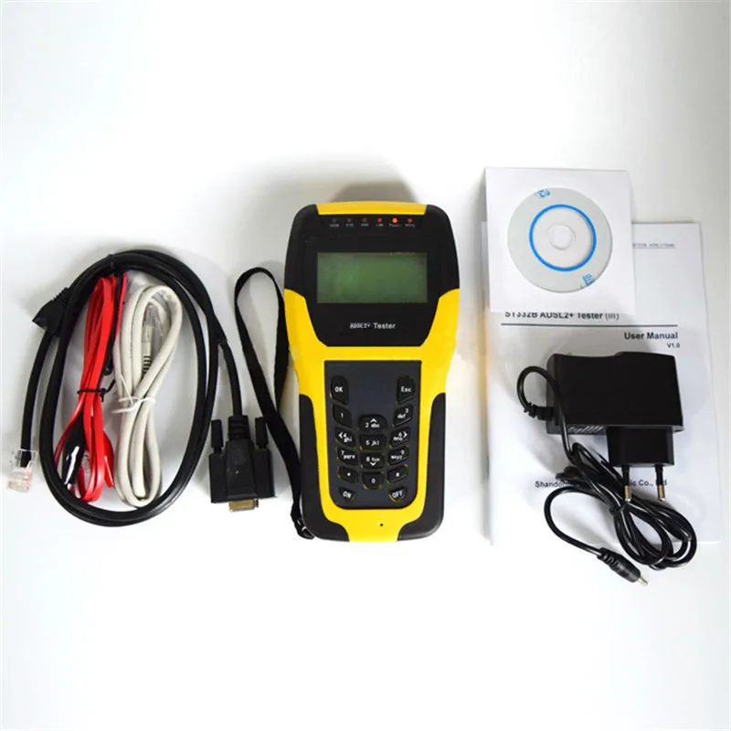 ST332B Digital ADSL2+ Tester XDSL WAN & LAN Tester Line Network Tester Meter DMM Maintenance Tools for ADSL/ADSL2/ADSL2+/READSL
ST332B Digital ADSL2+ Tester XDSL WAN & LAN Tester Line Network Tester Meter DMM Maintenance Tools for ADSL/ADSL2/ADSL2+/READSL