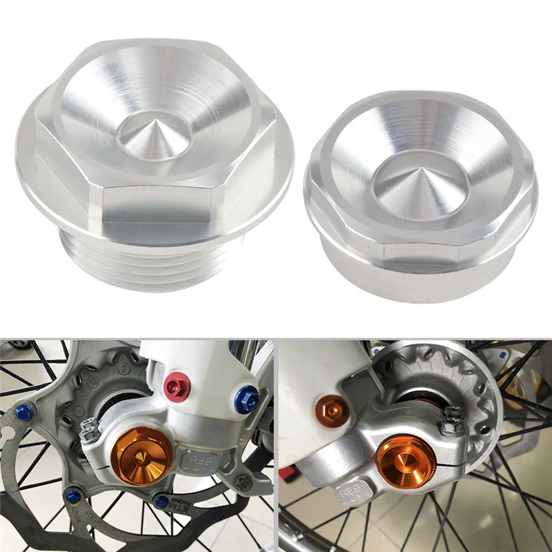 NICECNC M24 Front Wheel Spindle Collar Alxe Nuts Shaft Lock Rim Screw Bolt For Husqvarna TC TX FC FX 125 150 250 350 390 450 etc