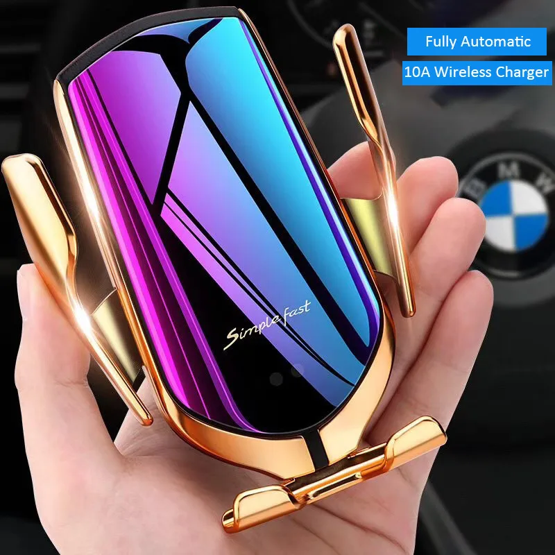 Smart Automatic Clamping Car Wireless Charger For Iphone X Xr Xs 8 Plus Galaxy S10 S9 S8 Fast Charge Air Vent Mount Phone Holder
Smart Automatic Clamping Car Wireless Charger For Iphone X Xr Xs 8 Plus Galaxy S10 S9 S8 Fast Charge Air Vent Mount Phone Holder