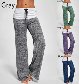 High Waist Patchwork Good Quality Women Wide Leg Pants Patchwork Work Out Drawstring Elegant Soft Loose Female Long Trousers 2XL
High Waist Patchwork Good Quality Women Wide Leg Pants Patchwork Work Out Drawstring Elegant Soft Loose Female Long Trousers 2XL