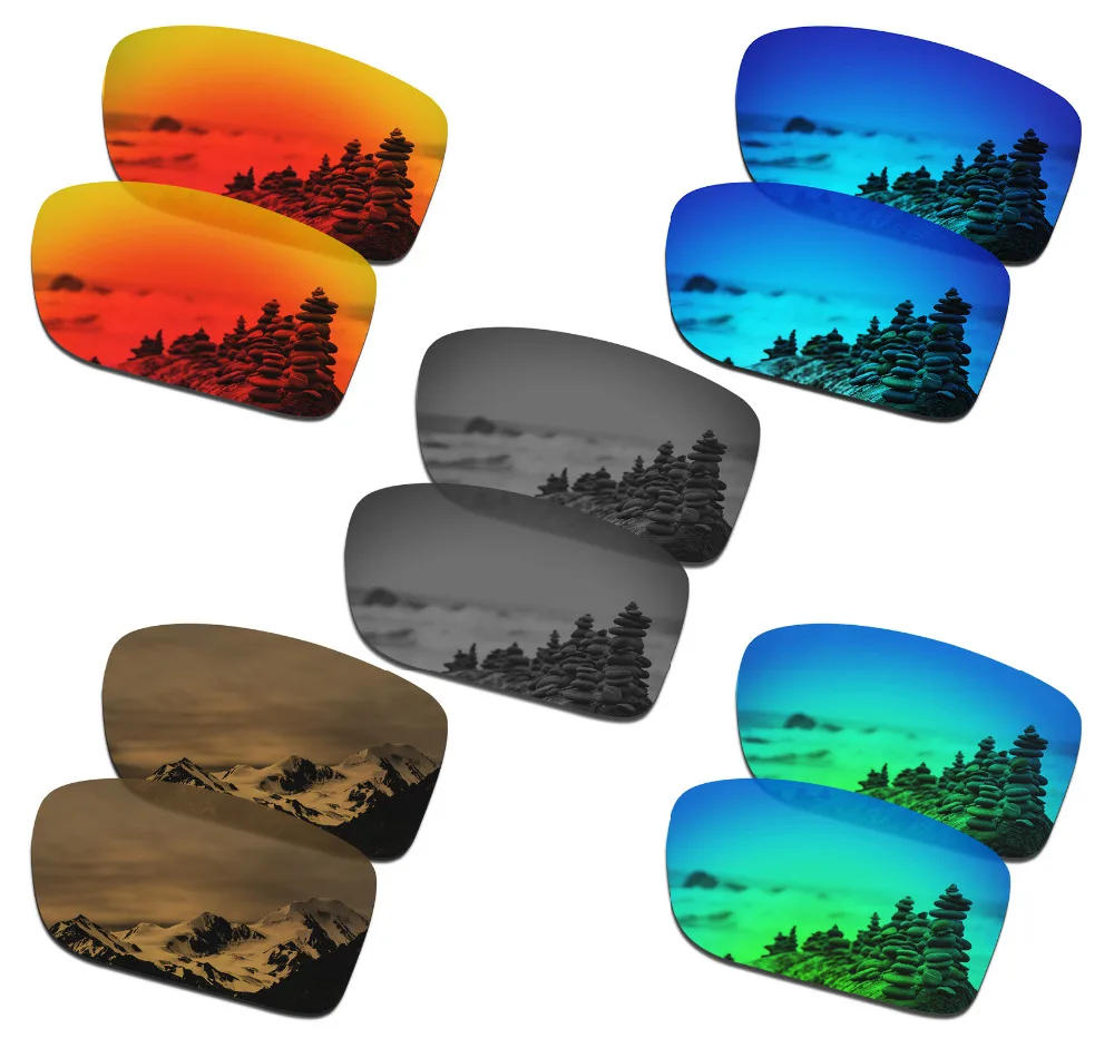 SmartVLT 5 Pairs Polarized Sunglasses Replacement Lenses for Oakley Double Edge - 5 Colors
SmartVLT 5 Pairs Polarized Sunglasses Replacement Lenses for Oakley Double Edge - 5 Colors