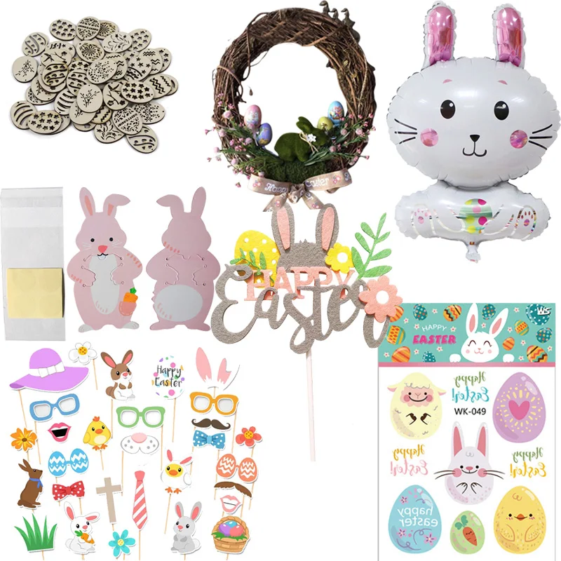 Easter Decoration Rabbit Cake Toppers Photo Props Kids Happy Easter Party Decoration Bunny Foil Balloons Easter Party Supplies
Easter Decoration Rabbit Cake Toppers Photo Props Kids Happy Easter Party Decoration Bunny Foil Balloons Easter Party Supplies