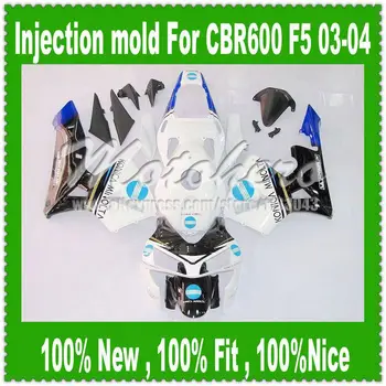 100% Fit injection mold fairing kits for HONDA CBR600 RR 2003 2004 White Blue I352 CBR 600RR 03 04 CBR600RR F5 03 04 Fairings
100% Fit injection mold fairing kits for HONDA CBR600 RR 2003 2004 White Blue I352 CBR 600RR 03 04 CBR600RR F5 03 04 Fairings