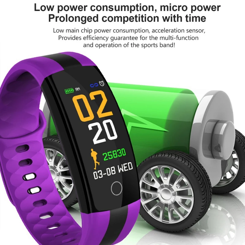 Blood Pressure Heart Rate Monitor Smartwatch Fitness Tracker Waterproof Smart Band Smart Bracelet QS01 Bluetooth Wristband
Blood Pressure Heart Rate Monitor Smartwatch Fitness Tracker Waterproof Smart Band Smart Bracelet QS01 Bluetooth Wristband