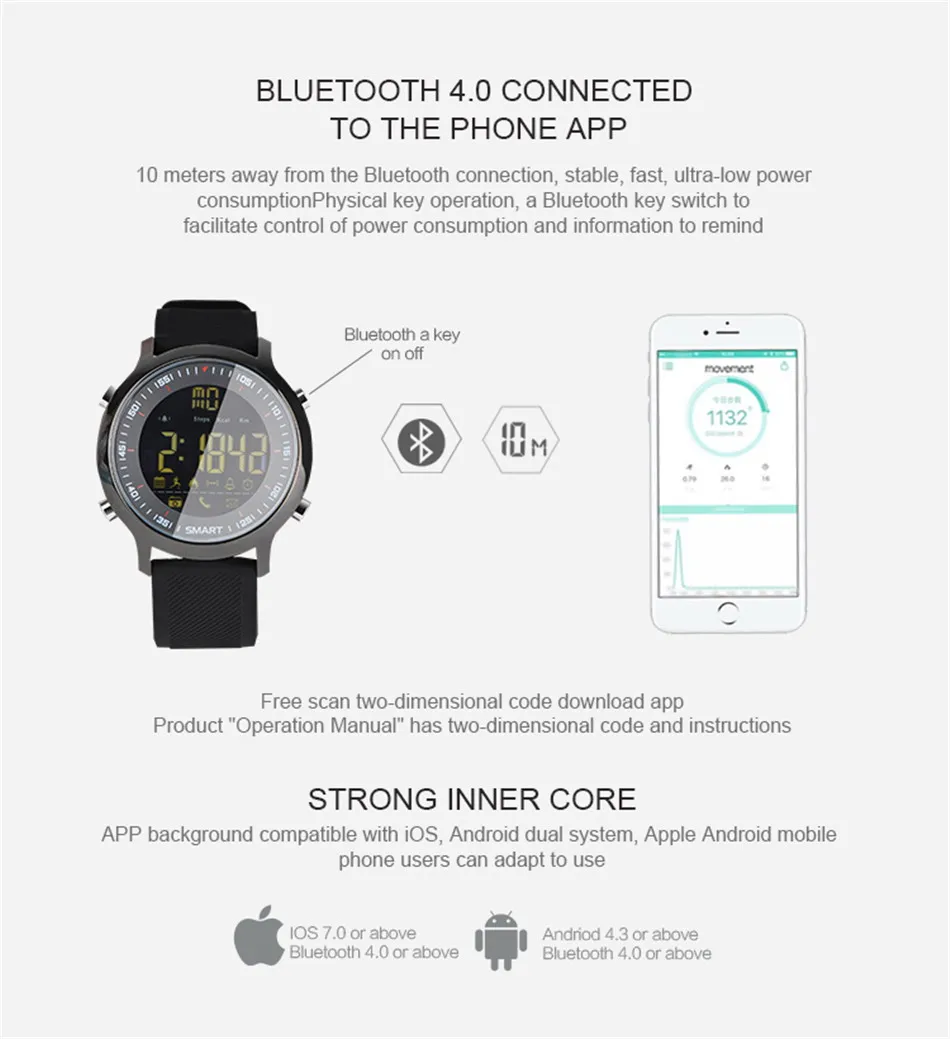 sport smartwatch ex18 manual