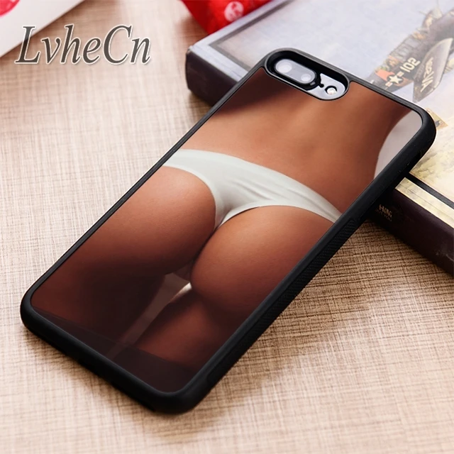 Чехол для телефона LvheCn с сексуальной девушкой в белом нижнем белье iPhone 5 6 6s 7 8 plus X
